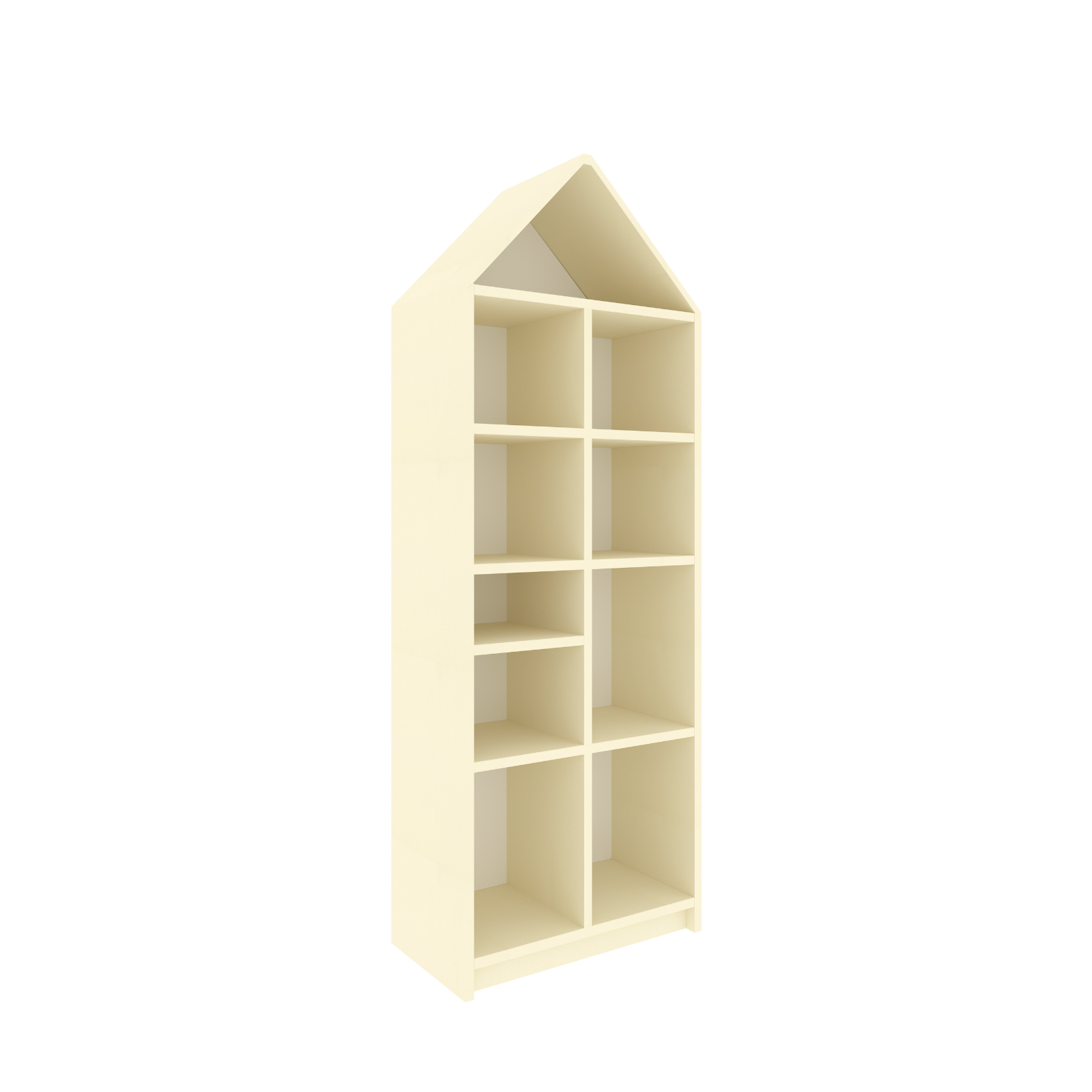 Відкрита стінка "Старе місто" елемент №3, з полицями різної висоти, матеріал корпусу - ЛДСП, для зберігання дитячих речей, АЛМАНТ, 800х320х1705 мм.